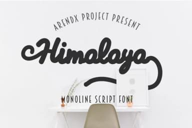 Himalaya Font by Arendxstudio — Script Handwritten Font — thumbnail 1