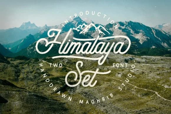 Himalaya Set Font by maghrib — Script Handwritten Font