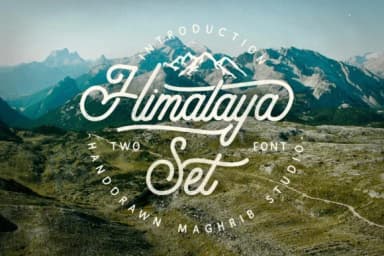 Himalaya Set Font by maghrib — Script Handwritten Font — thumbnail 1