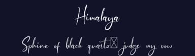 Himalaya by Denny Subagja — Script Handwritten Font — thumbnail 2
