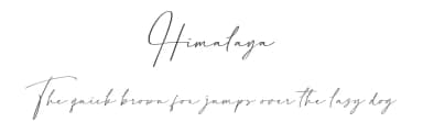 Himalaya by Moove Studio — Script Handwritten Font — thumbnail 1