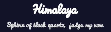 Himalaya by Arendx Studio — Script Handwritten Font — thumbnail 2