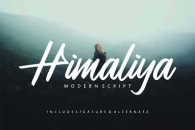 Himaliya Font by Vunira — Script Handwritten Font — thumbnail 1