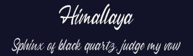 Himallaya by Phytypo Design — Script Handwritten Font — thumbnail 2