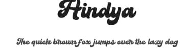 Hindya by Ahweproject — Script Handwritten Font — thumbnail 1