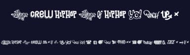 Hip Hop Lab 1 by Qkila — Dingbats Font — thumbnail 2