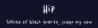 Hip by Trinity Luna — Script Handwritten Font — thumbnail 2