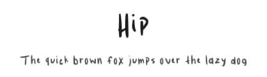 Hip by Trinity Luna — Script Handwritten Font — thumbnail 1