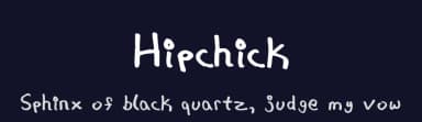 Hipchick by Tepid Monkey — Script Handwritten Font — thumbnail 2