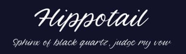 Hippotail by Balpirick Studio — Script Handwritten Font — thumbnail 2