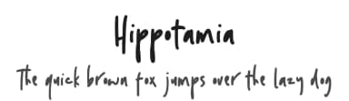 Hippotamia by Sronstudio — Script Handwritten Font — thumbnail 1