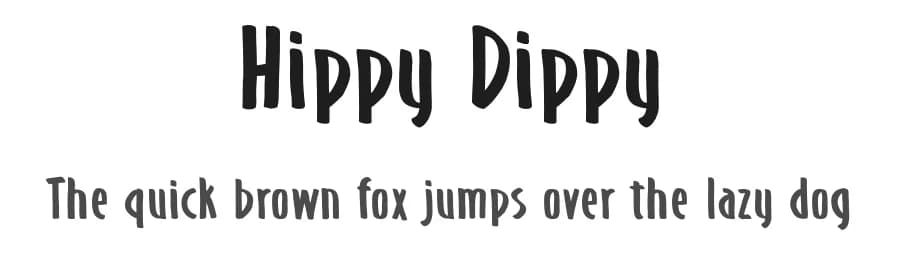 Hippy Dippy by BLKBK Fonts — Script Handwritten Font