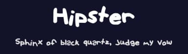 Hipster by Georgia D — Script Handwritten Font — thumbnail 2