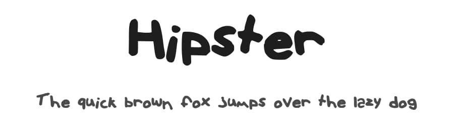 Hipster by Georgia D — Script Handwritten Font