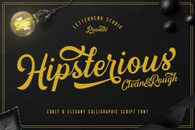 Hipsterious Font by letterhend — Script Handwritten Font — thumbnail 1