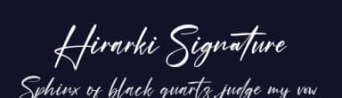 Hirarki Signature by Wildan Type — Script Handwritten Font — thumbnail 2