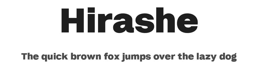 Hirashe by Namara Creative — Sans Serif Font