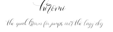 Hiromi by Nirmana Visual — Script Handwritten Font — thumbnail 1
