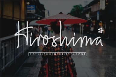 Hiroshima Font by Sronstudio — Script Handwritten Font — thumbnail 1