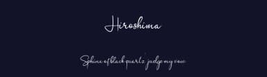 Hiroshima by Basni.std — Script Handwritten Font — thumbnail 2