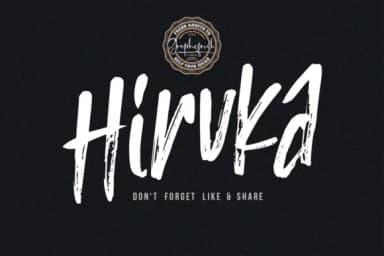 Hiruka Font by Graphicfresh — Script Handwritten Font — thumbnail 7