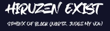 Hiruzen Exist by StringLabs Creative Studio — Script Handwritten Font — thumbnail 2