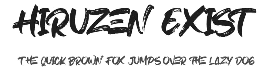 Hiruzen Exist by StringLabs Creative Studio — Script Handwritten Font