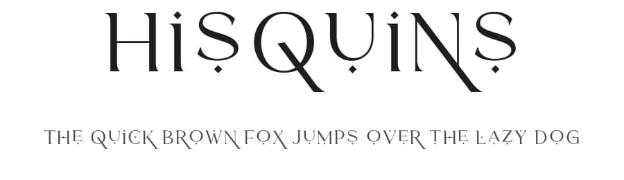 Hisquins by Saridezra — Serif Font