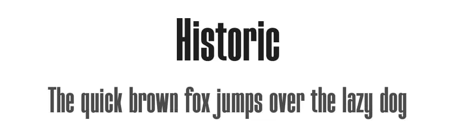 Historic by BrandSemut — Sans Serif Font