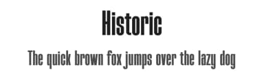 Historic by BrandSemut — Sans Serif Font — thumbnail 1