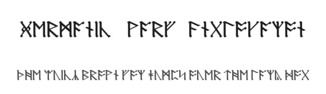 Germanic + Dwarf + AngloSaxon by Daniel Steven Smith — Dingbats Font