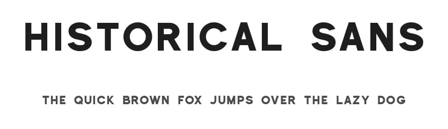 Historical Sans by Runsell Studio — Sans Serif Font
