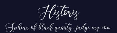 Historis by Hanzel Space — Script Handwritten Font — thumbnail 2