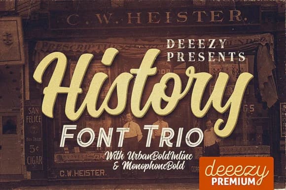 History Font by JumboDesign — Script Handwritten Font