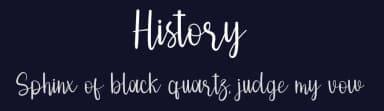 History by FreshtypeINK — Script Handwritten Font — thumbnail 2