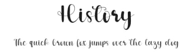 History by Inermedia Studio — Script Handwritten Font — thumbnail 1