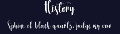 History by Scratchones — Script Handwritten Font — thumbnail 2