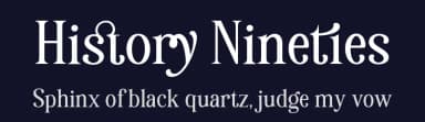 History Nineties by HansCo — Serif Font — thumbnail 2