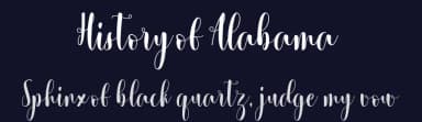 History of Alabama by alifirman — Script Handwritten Font — thumbnail 2