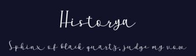 Historya by Supersemar Letter — Script Handwritten Font — thumbnail 2