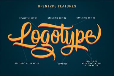 Hisyam Font by hptypework — Script Handwritten Font — thumbnail 4