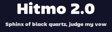 Hitmo 2.0 by Julio Cesar Ceh — Sans Serif Font — thumbnail 2