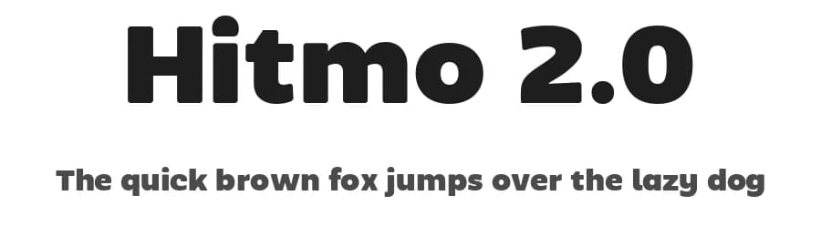 Hitmo 2.0 by Julio Cesar Ceh — Sans Serif Font