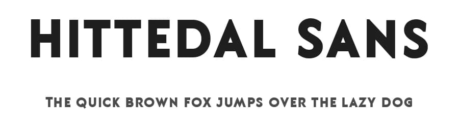 Hittedal Sans by Edignwn Type — Sans Serif Font