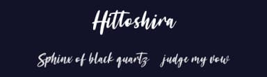 Hittoshira by Maulana Creative — Script Handwritten Font — thumbnail 2