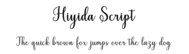 Hiyida Script by Creative.Lafont — Script Handwritten Font — thumbnail 1