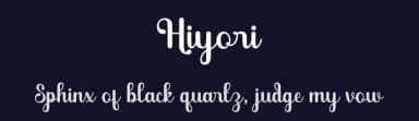 Hiyori by RantautypeStudio — Script Handwritten Font — thumbnail 2