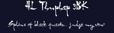 HL Thuphap 3BK by HungLan Design — Script Handwritten Font — thumbnail 2