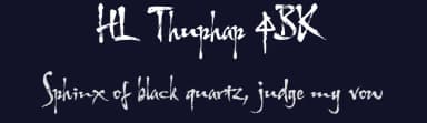 HL Thuphap 4BK by HungLan Design — Script Handwritten Font — thumbnail 2