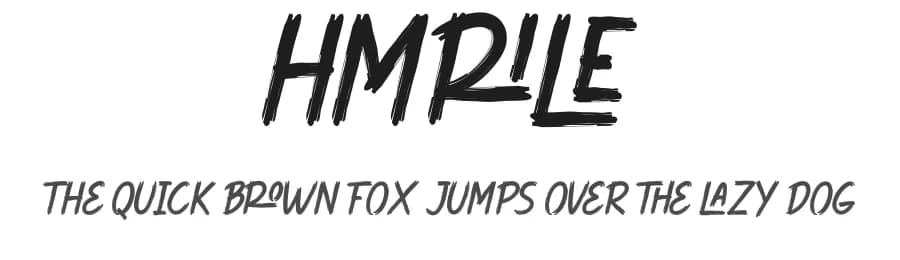 Hmrile by Maulana Creative — Script Handwritten Font